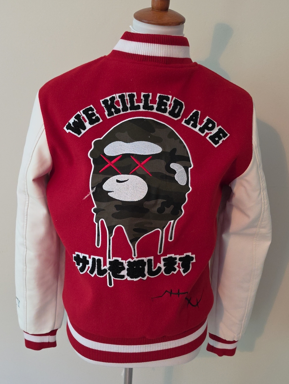 Robert Phillipe We Killed Ape Varsity Jacket Est 1988 - Picture 2 of 12